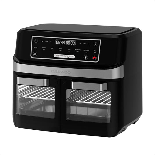 Horno eléctrico y Freidora de aire dual zone