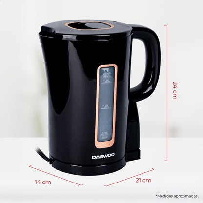 Hervidor de agua eléctrico inalámbrico 1.7 L