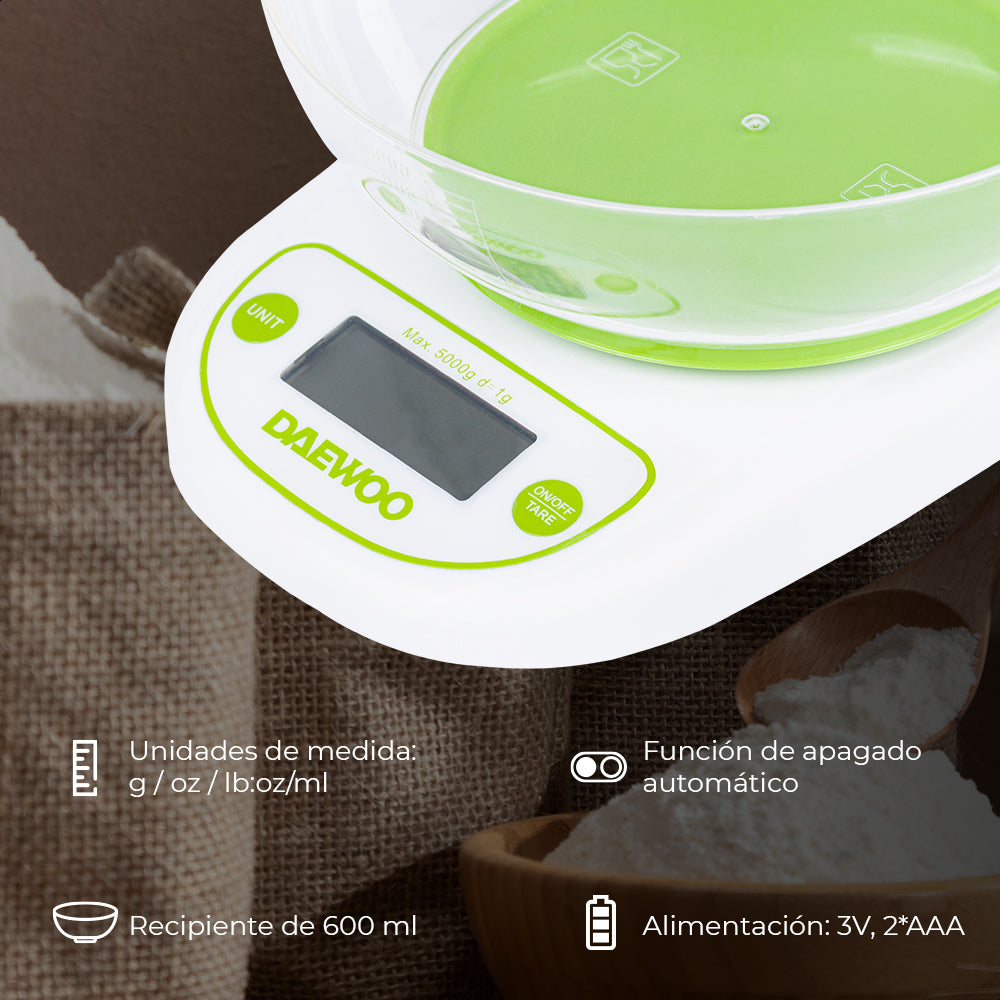 Báscula de Cocina Digital
